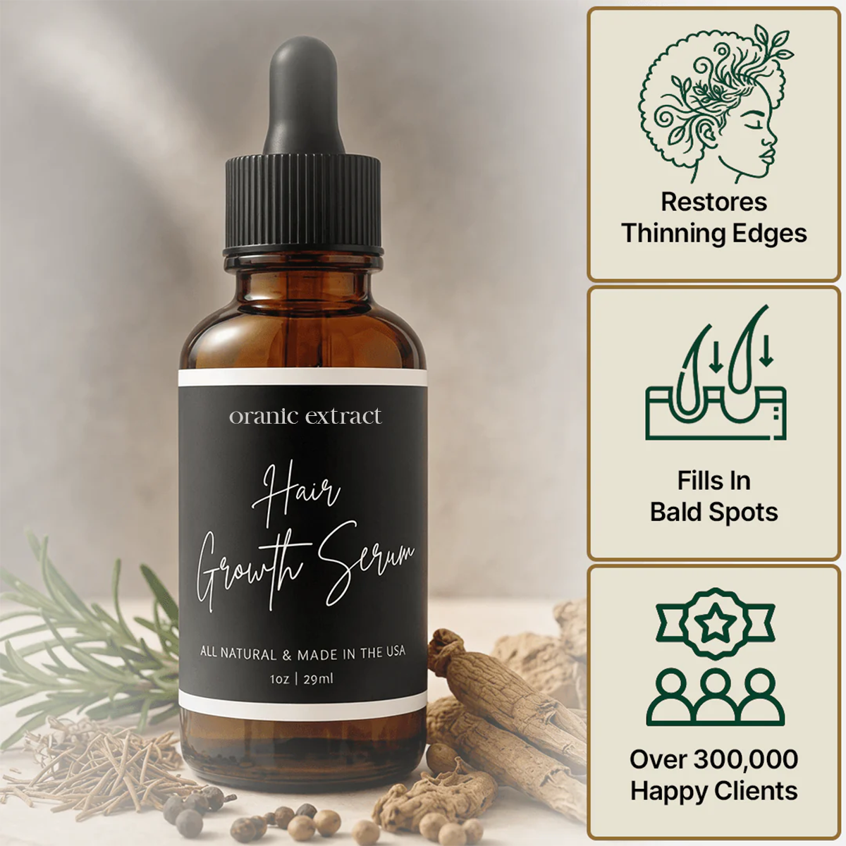 ORANIC EXTRACT® Hair Growth Serum