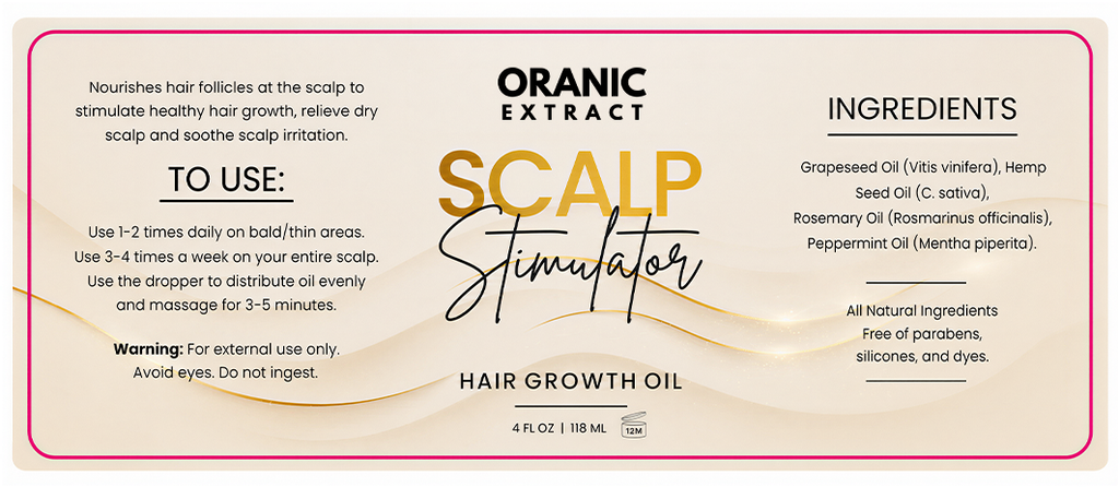 ORANIC EXTRACT® JUMBO Scalp Stimulator