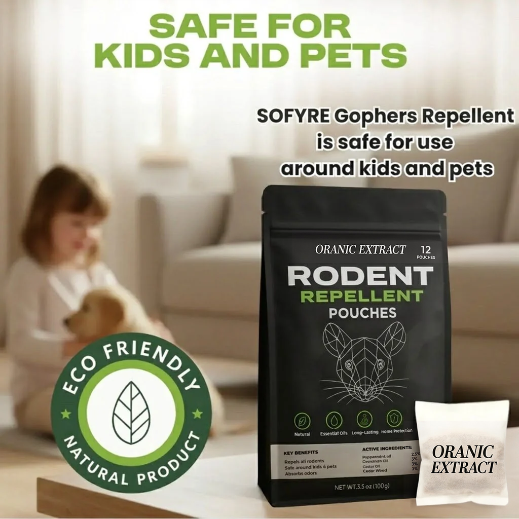 Oranic Extract Gopher Repellent Pouches