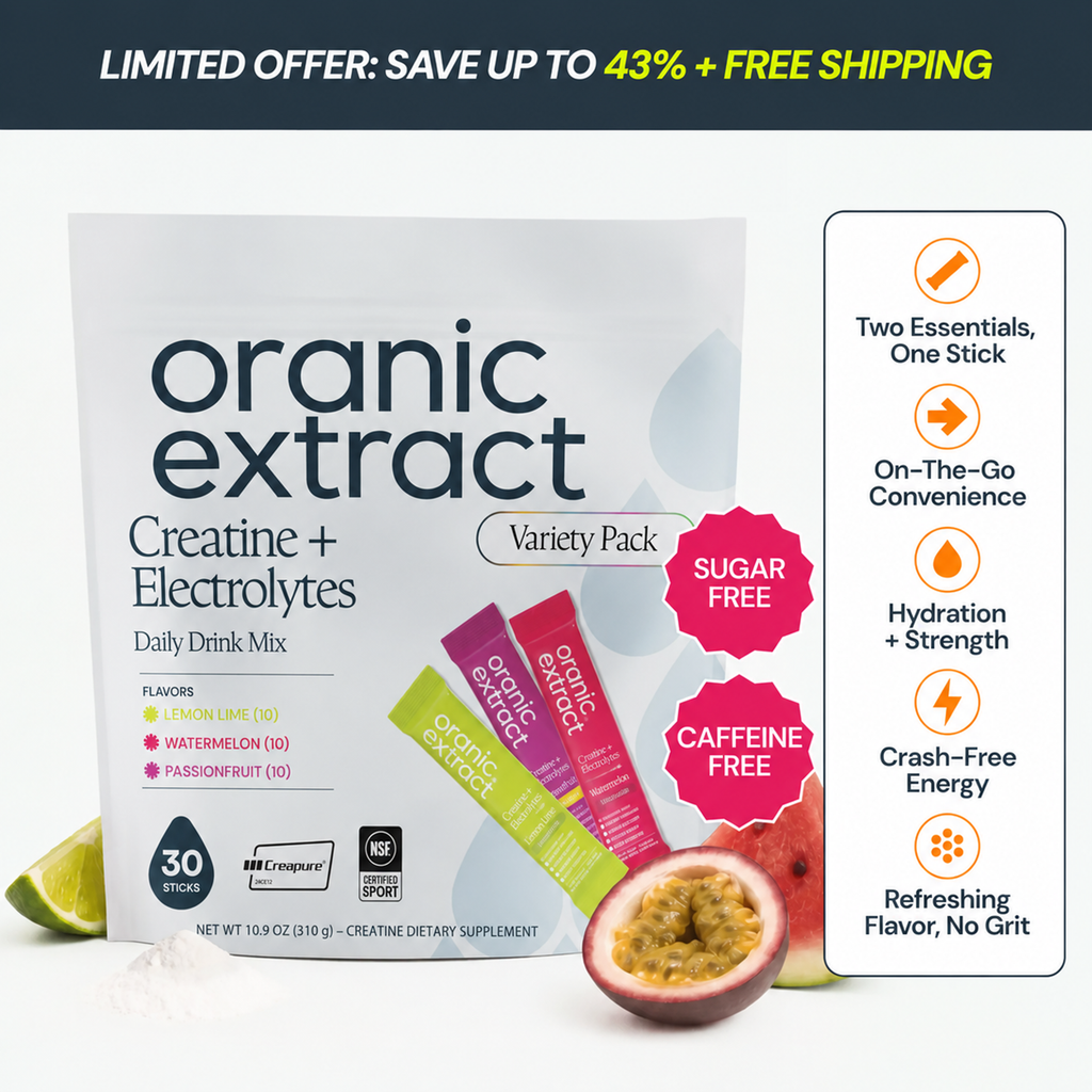 ORANIC EXTRACT® Creatine + Electrolytes Mix