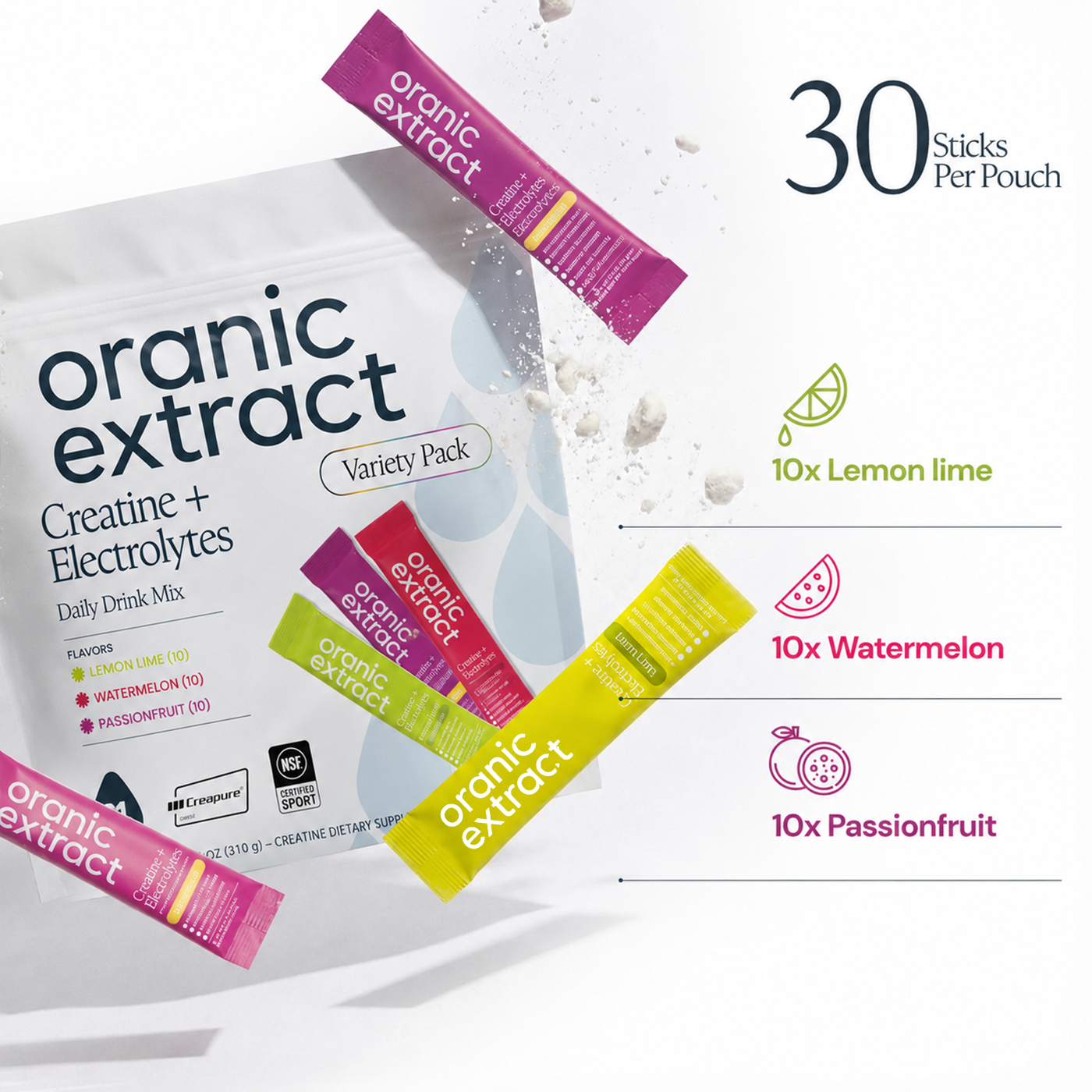 ORANIC EXTRACT® Creatine + Electrolytes Mix