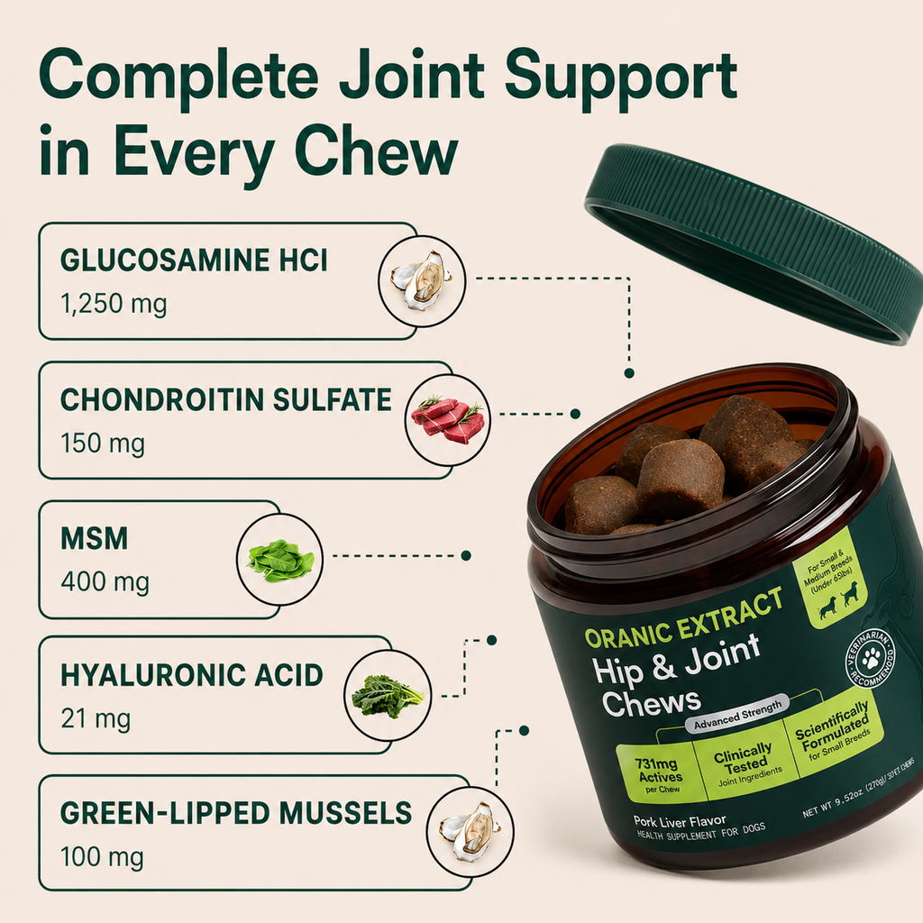Oranic Extract Hip & Joint Chews
