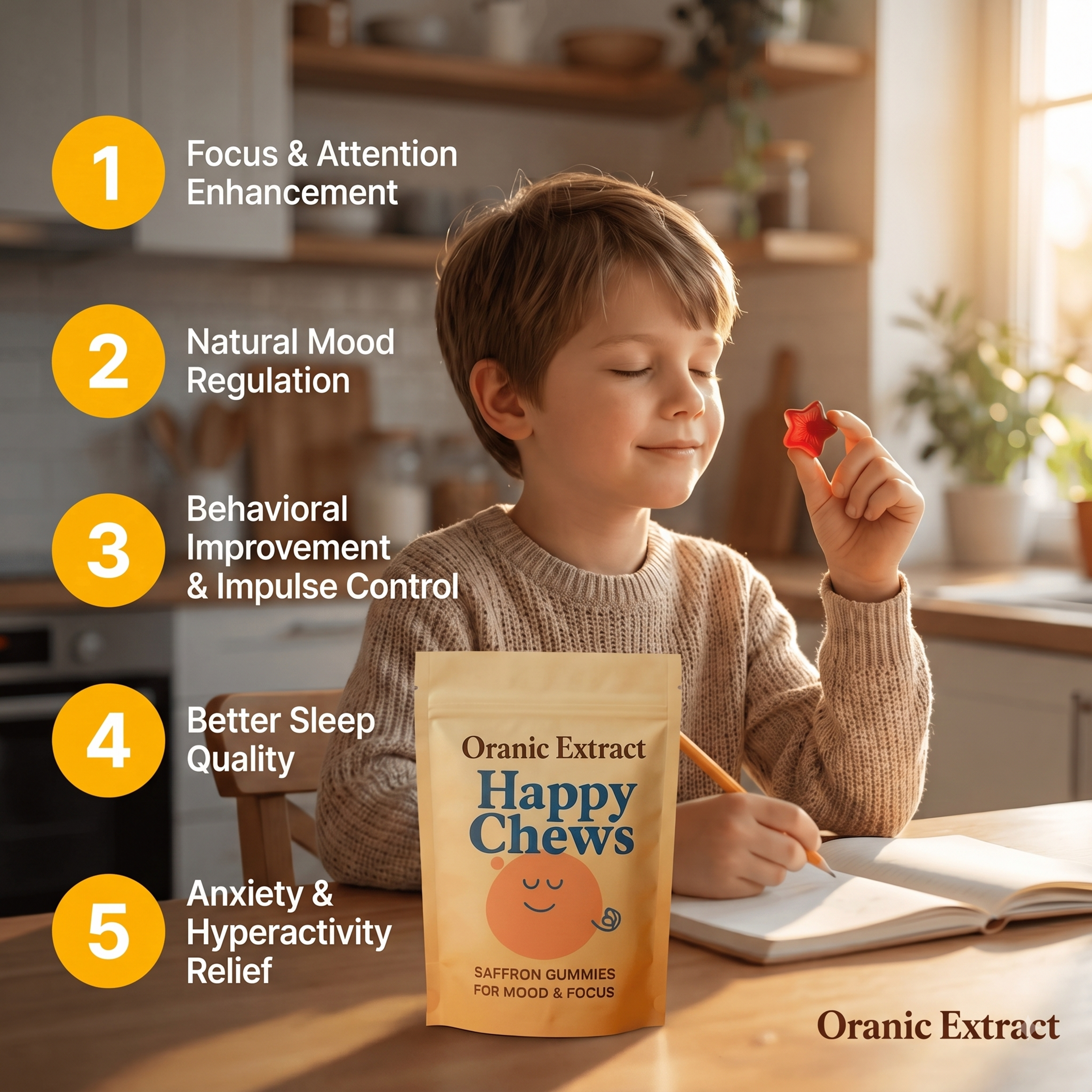 Oranic Extract ™ Saffron Gummies