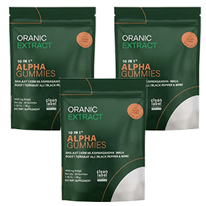 Oranic Extract ™ 10 in 1 Alpha Gummies